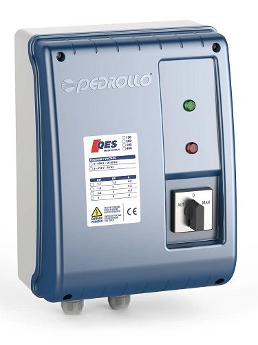 Пульт управления  QES 150 для трёхфазных фекальных насосов Pedrollo в Санкт-Петербурге 