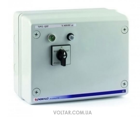 Пульт управления QST 550 для трёхфазных скважинных насосов Pedrollo с датчиком уровня в Санкт-Петербурге 
